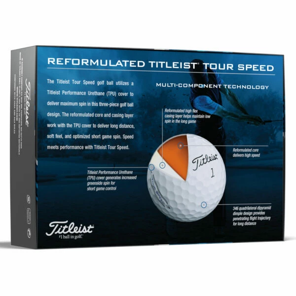 Titleist Tour Speed 22 – 12 Ball Pack 2 Titleist Tour Speed 22 – 12 Ball Pack - Image 2