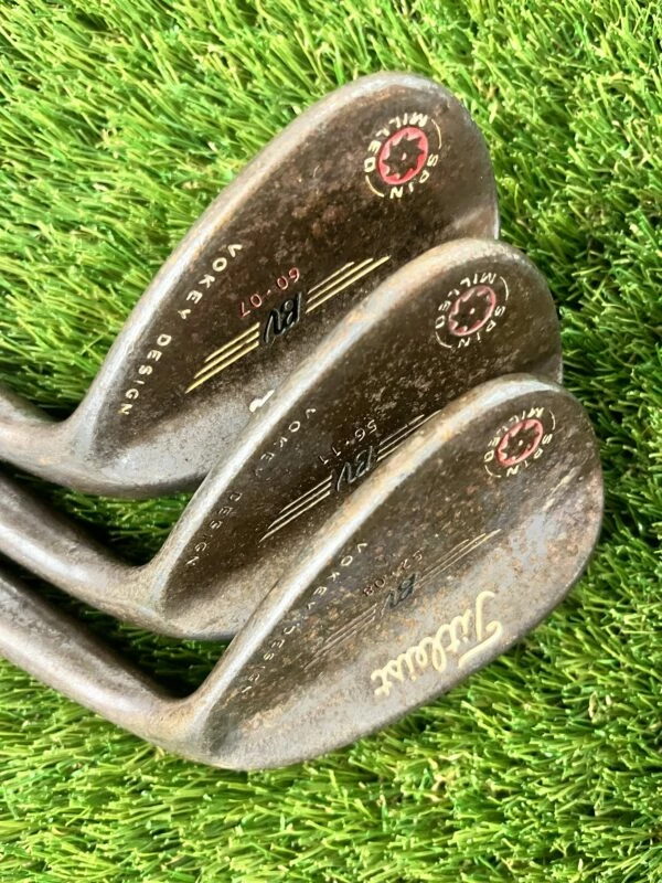 Titleist Vokey Raw Wedge Set 52/56/60°//Stiff 1 Titleist Vokey Raw Wedge Set 52/56/60°//Stiff
